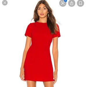 Superdown red “Chrystal” mini shift dress NWT